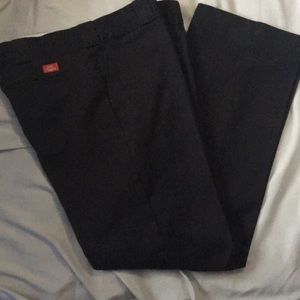 Women’s black Dickies work pants
